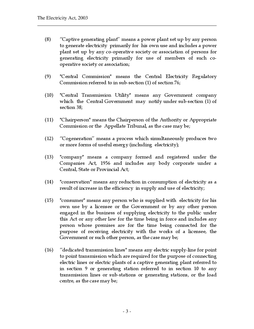 The Electricity Act 2003 - Page 4