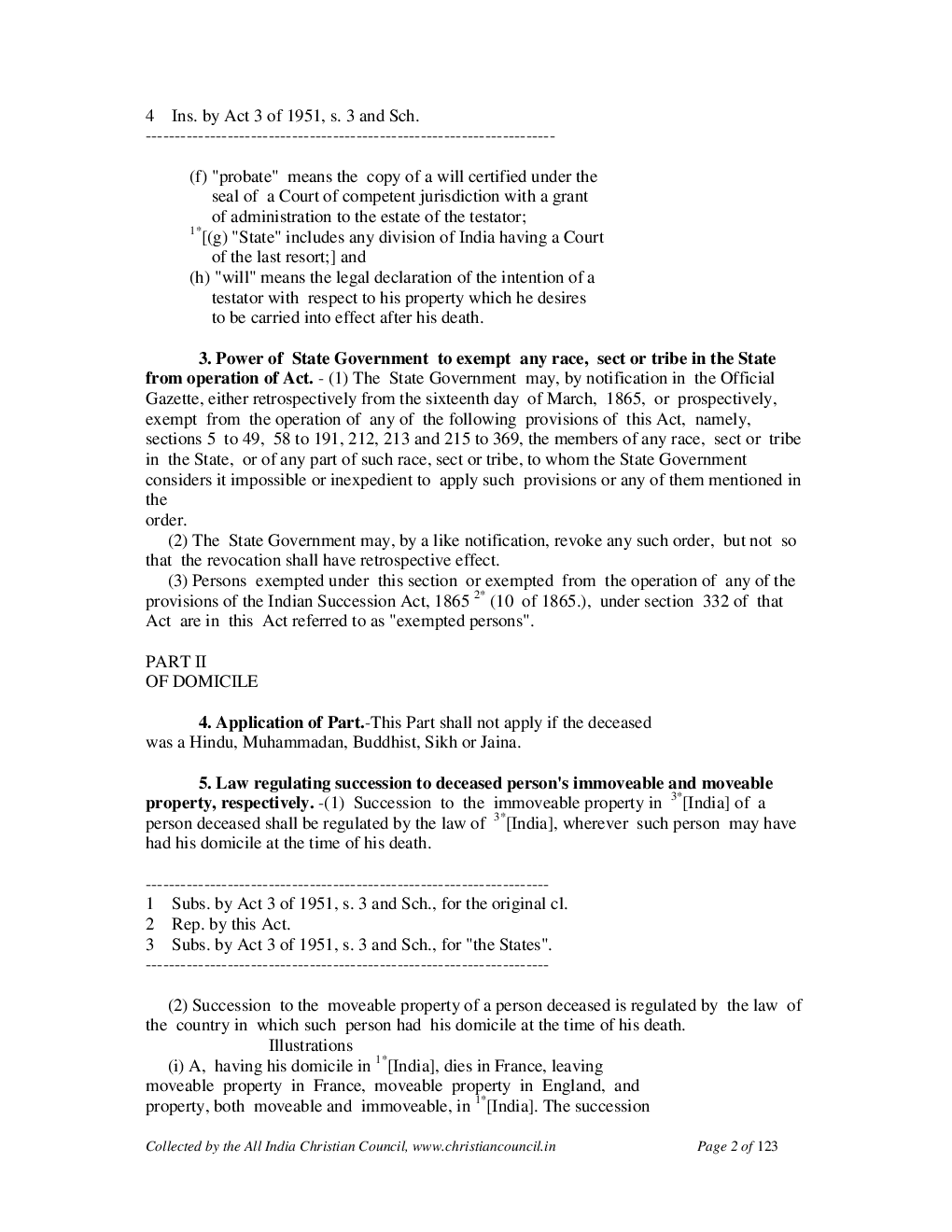 The Indian Succession Act 1925 - Page 3