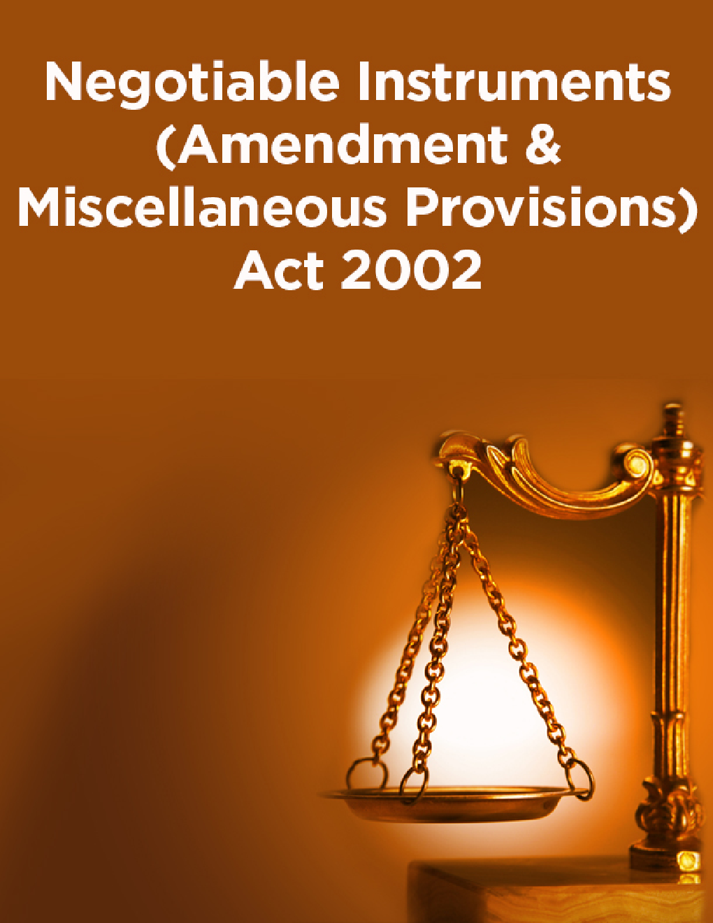 Negotiable Instruments (Amendment and Miscellaneous Provisions) Act 2002 - Page 1