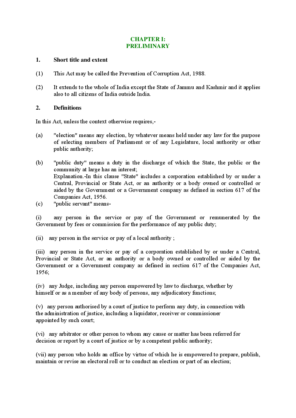 The Prevention Of Corruption Act 1988 - Page 4