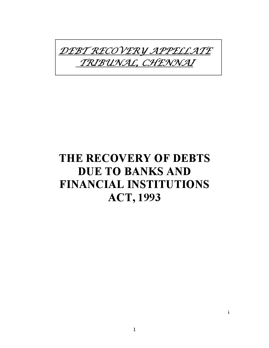 The Recovery Of Debts Due To Banks And Financial Institutions Act 1993 - Page 2