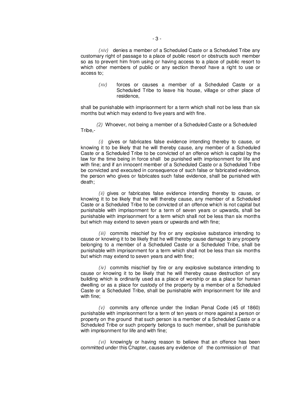 The Scheduled Castes And The Scheduled Tribes (Prevention Of Atrocities) Act 1989 - Page 4