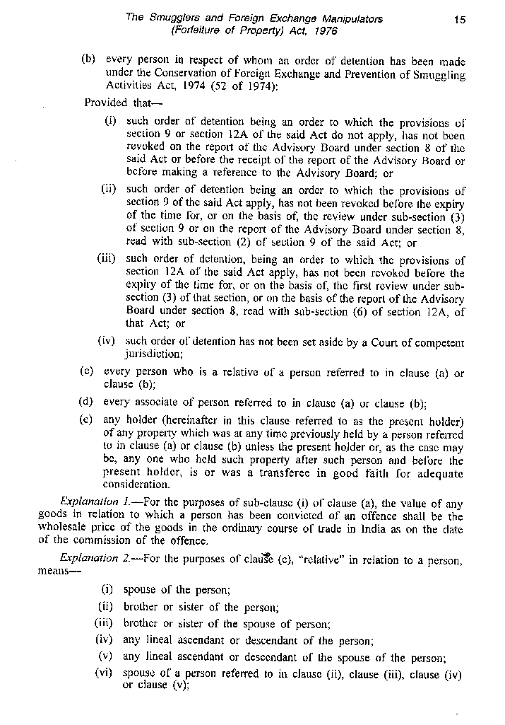 The Smugglers And Foreign Exchange Manipulators (Forfeiture Of Property) Act 1976 - Page 4