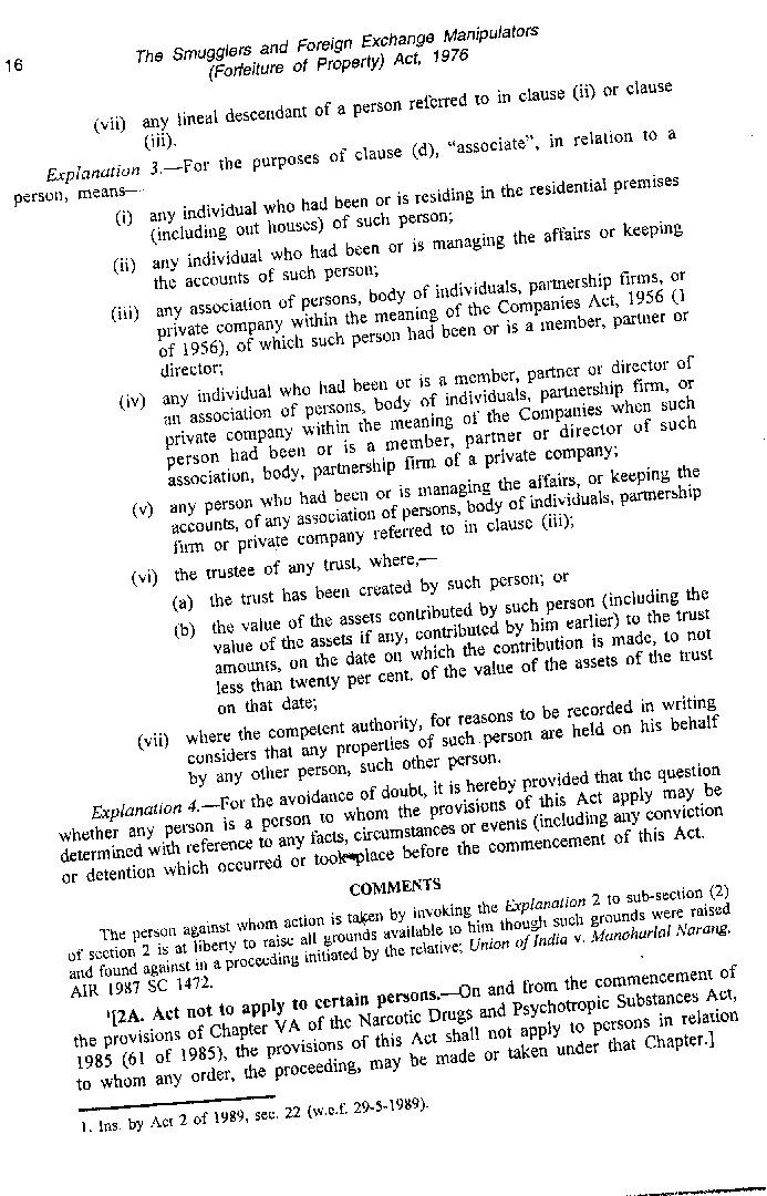 The Smugglers And Foreign Exchange Manipulators (Forfeiture Of Property) Act 1976 - Page 5