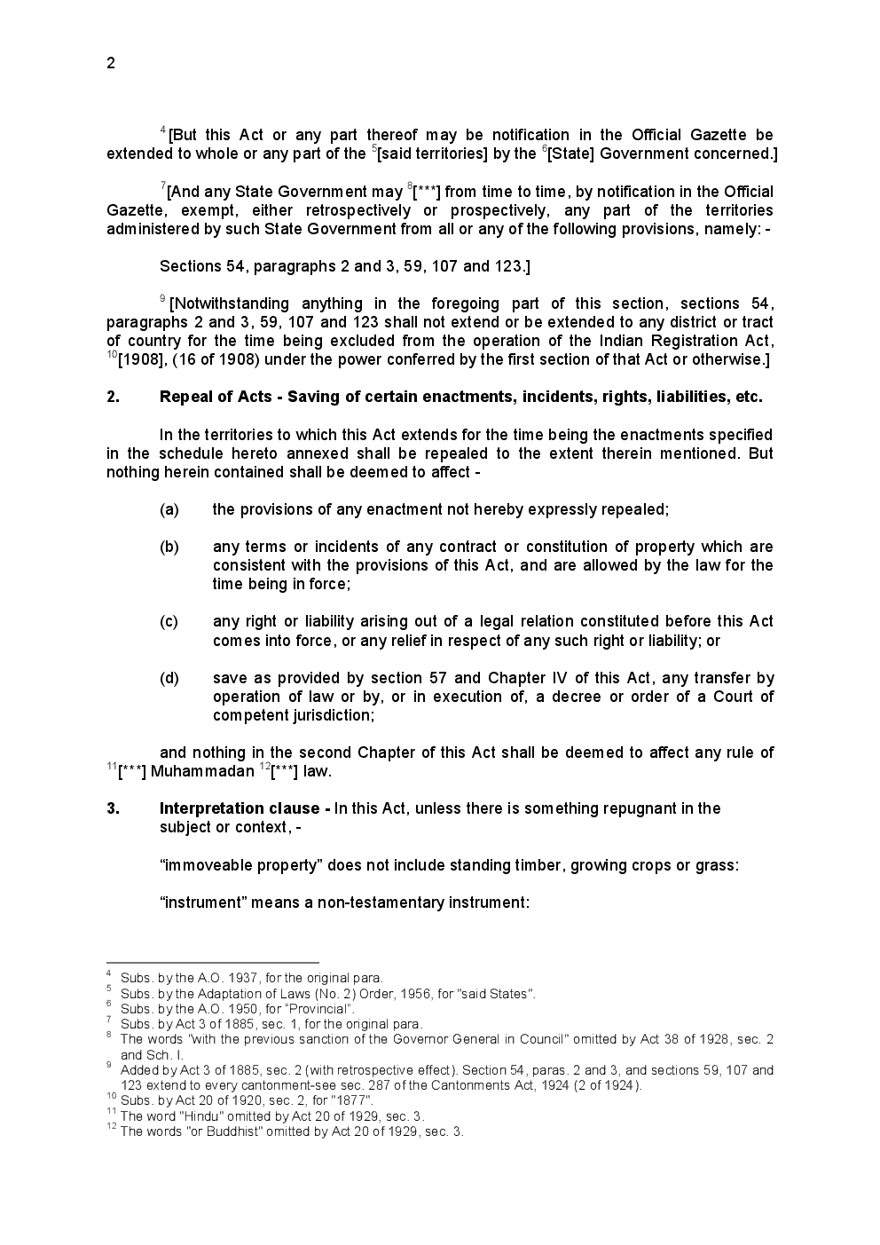 The Transfer Of Property Act 1882 - Page 3
