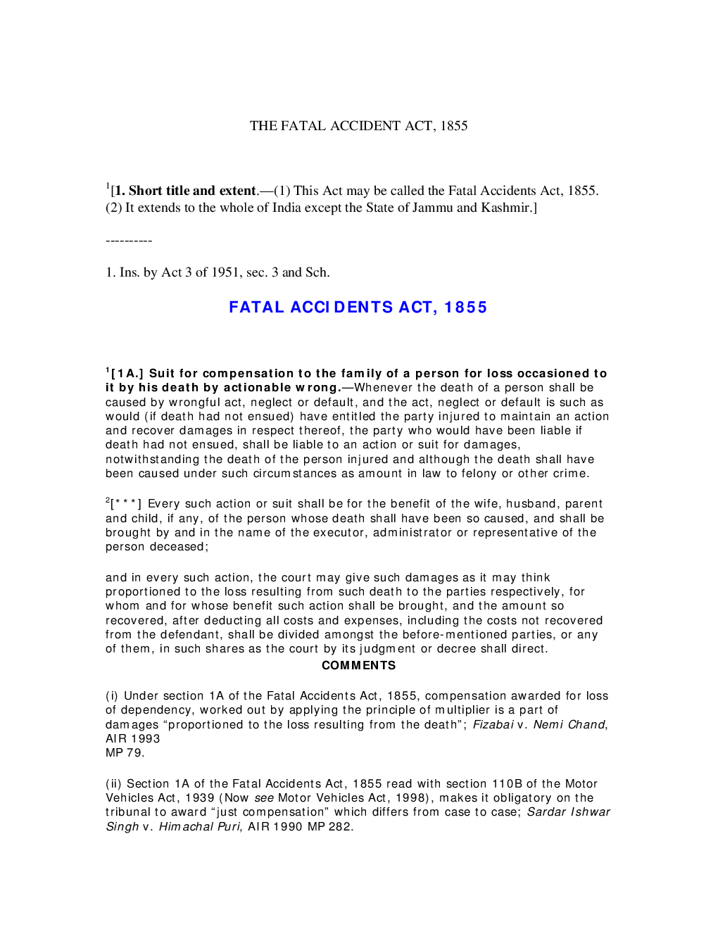 Fatal Accidents Act 1855 - Page 2