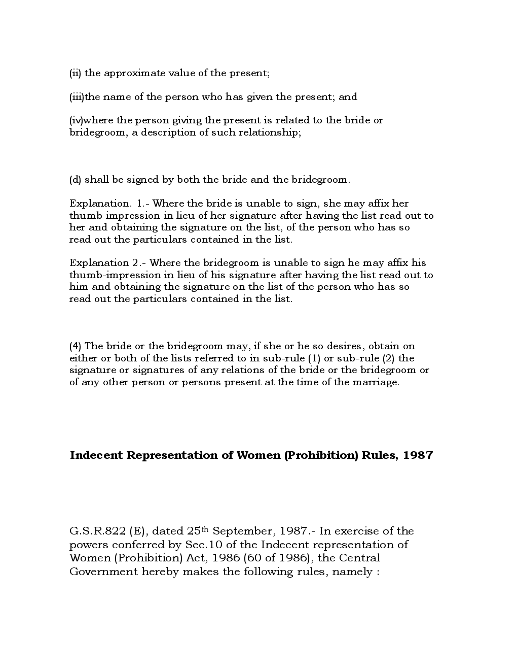 The Dowry Prohibition (Maintenance Of Lists Of Presents To The Bride And Bridegroom) Rules 1985 - Page 3