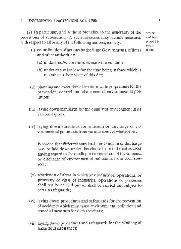 The Environmental (Protection) Act 1986 - Page 4