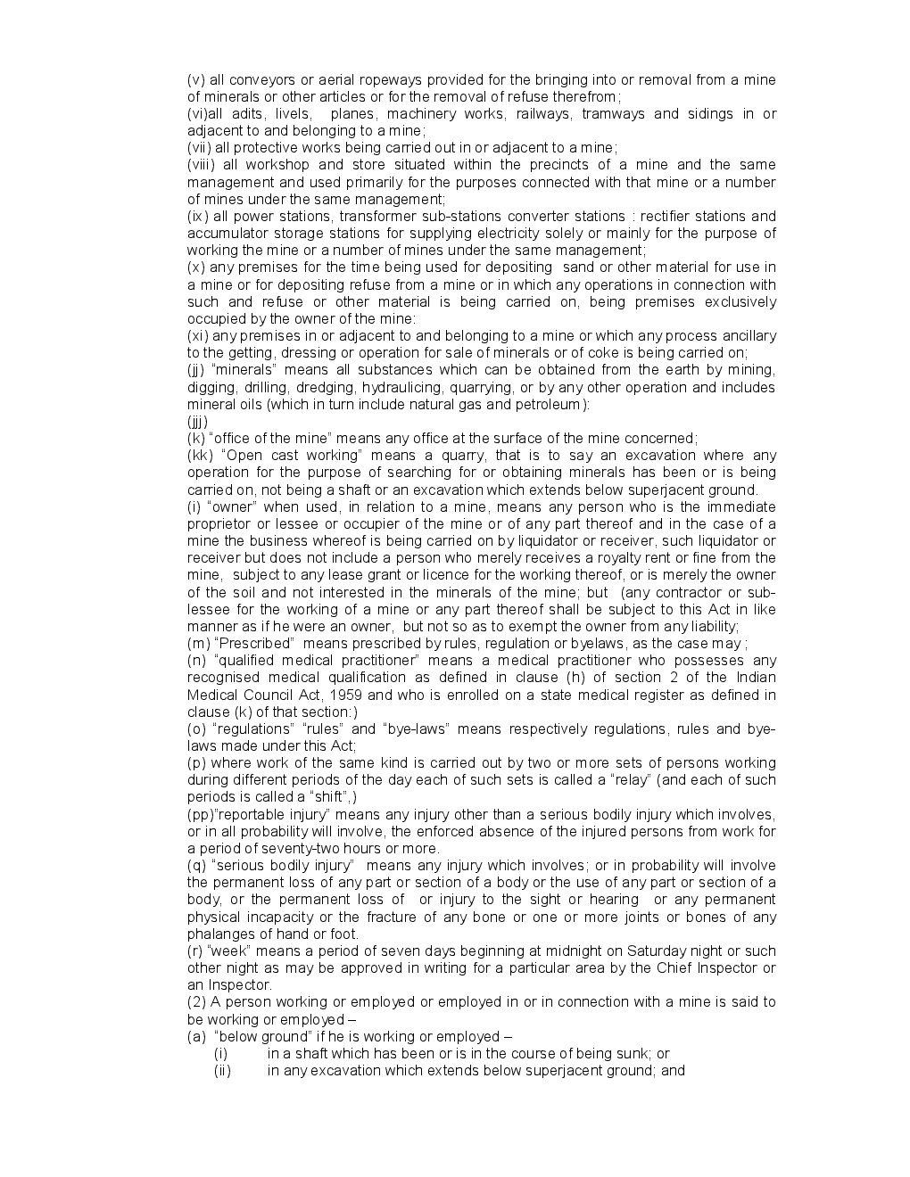 The Mines Act 1952 - Page 3