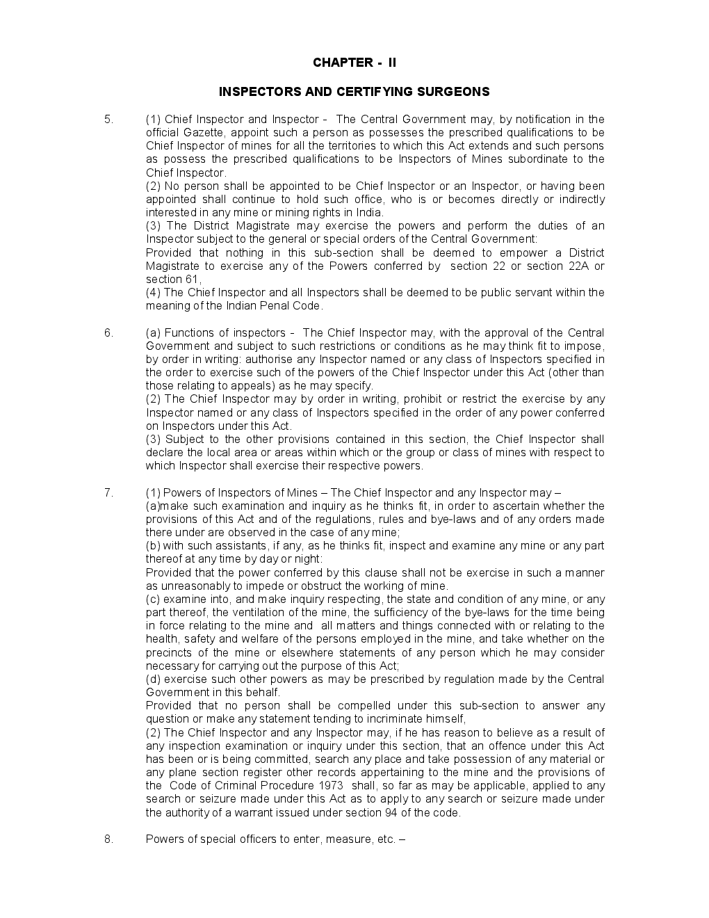 The Mines Act 1952 - Page 5