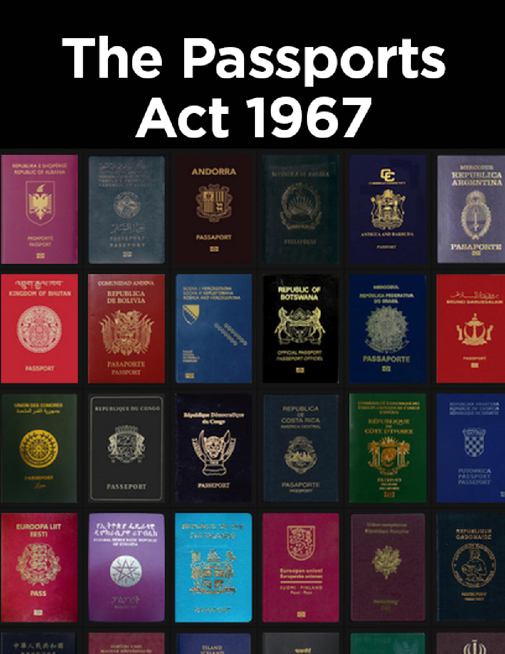 The Passports Act 1967 - Page 1