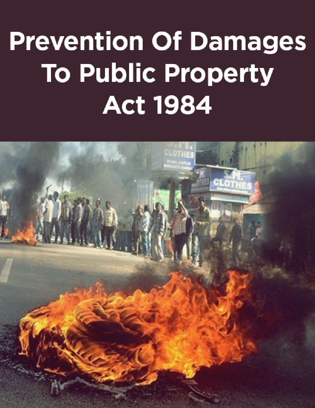 Prevention Of Damages To Public Property Act 1984 - Page 1