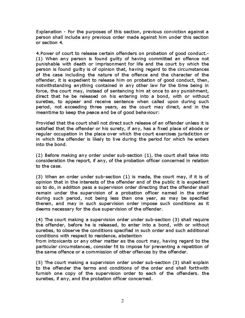 The Probation Of Offenders Act 1958 - Page 3