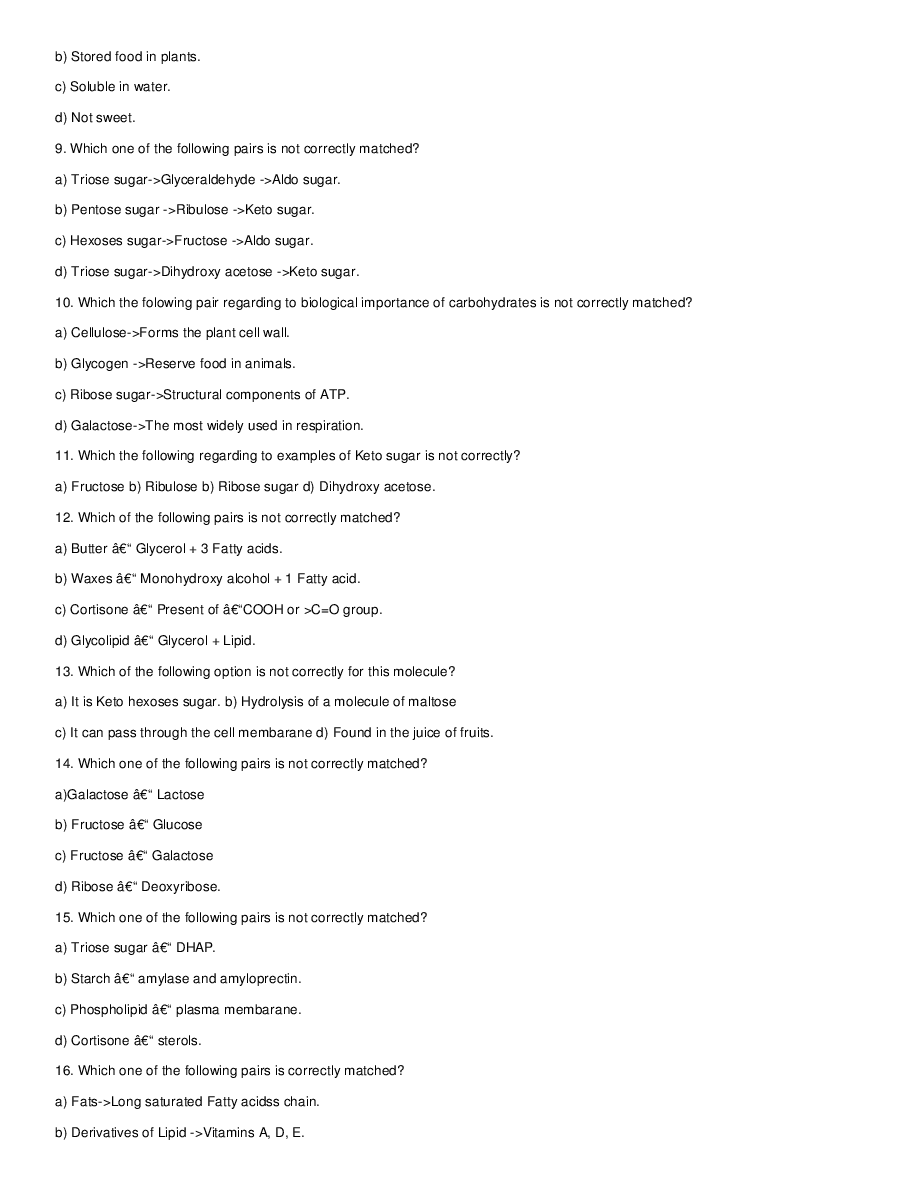 Biomolecules (Biology) - Page 5