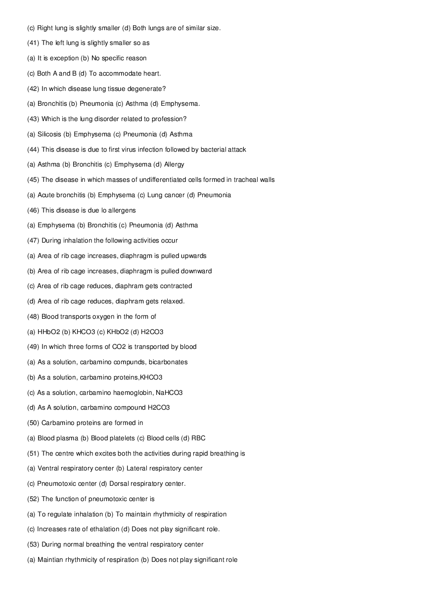 Breathing And Exchange Of Gases - Page 5
