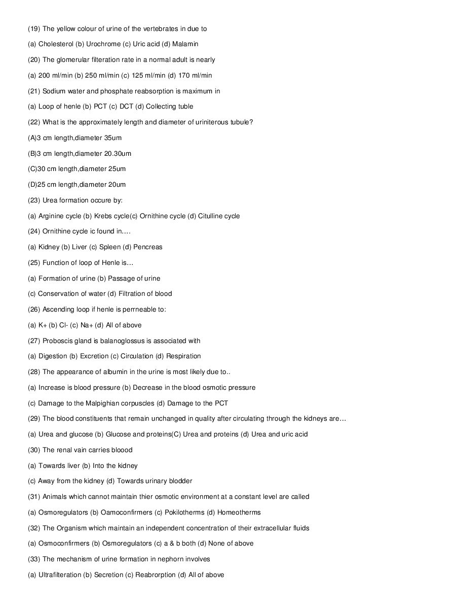 Excretory Products And Their Elimination - Page 4