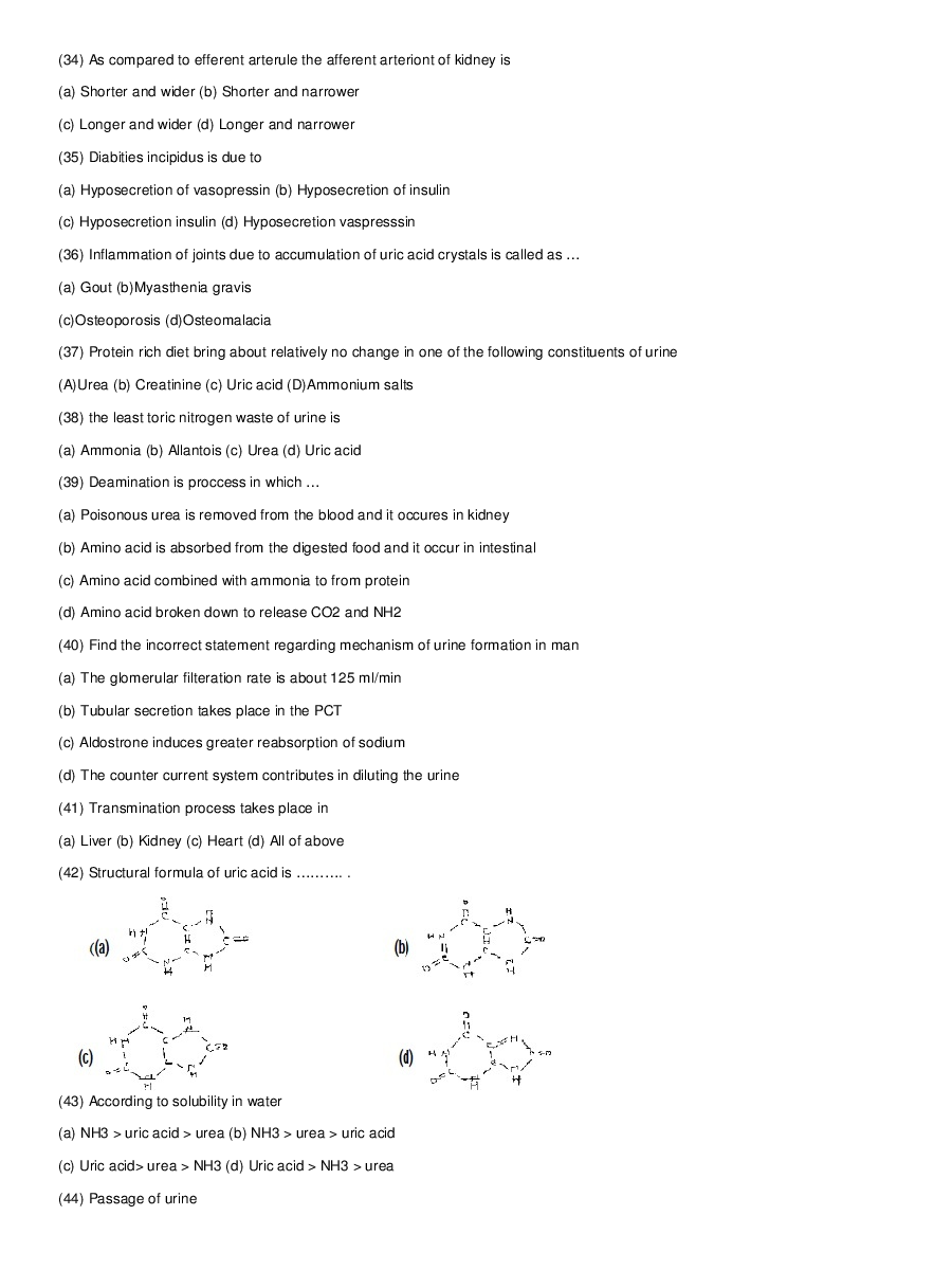 Excretory Products And Their Elimination - Page 5