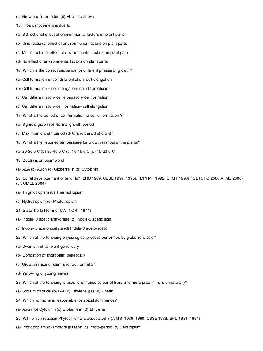 Growth And Development In Plants - Page 4