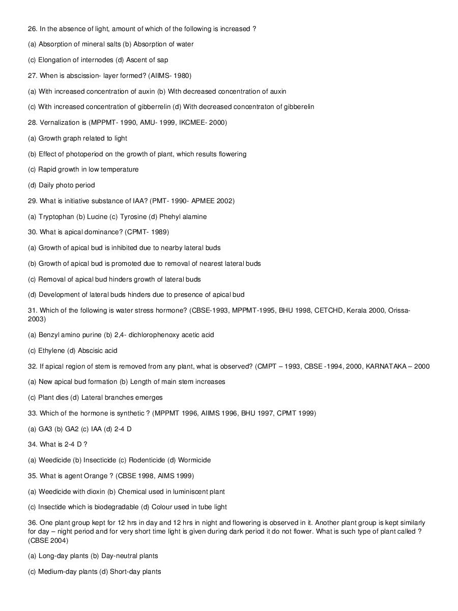 Growth And Development In Plants - Page 5