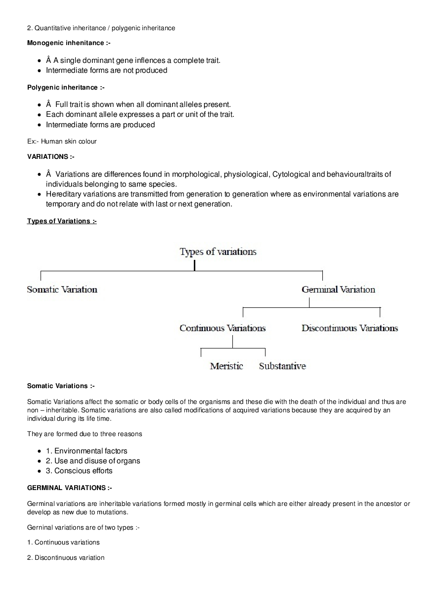 Heredity And Variation - Page 3