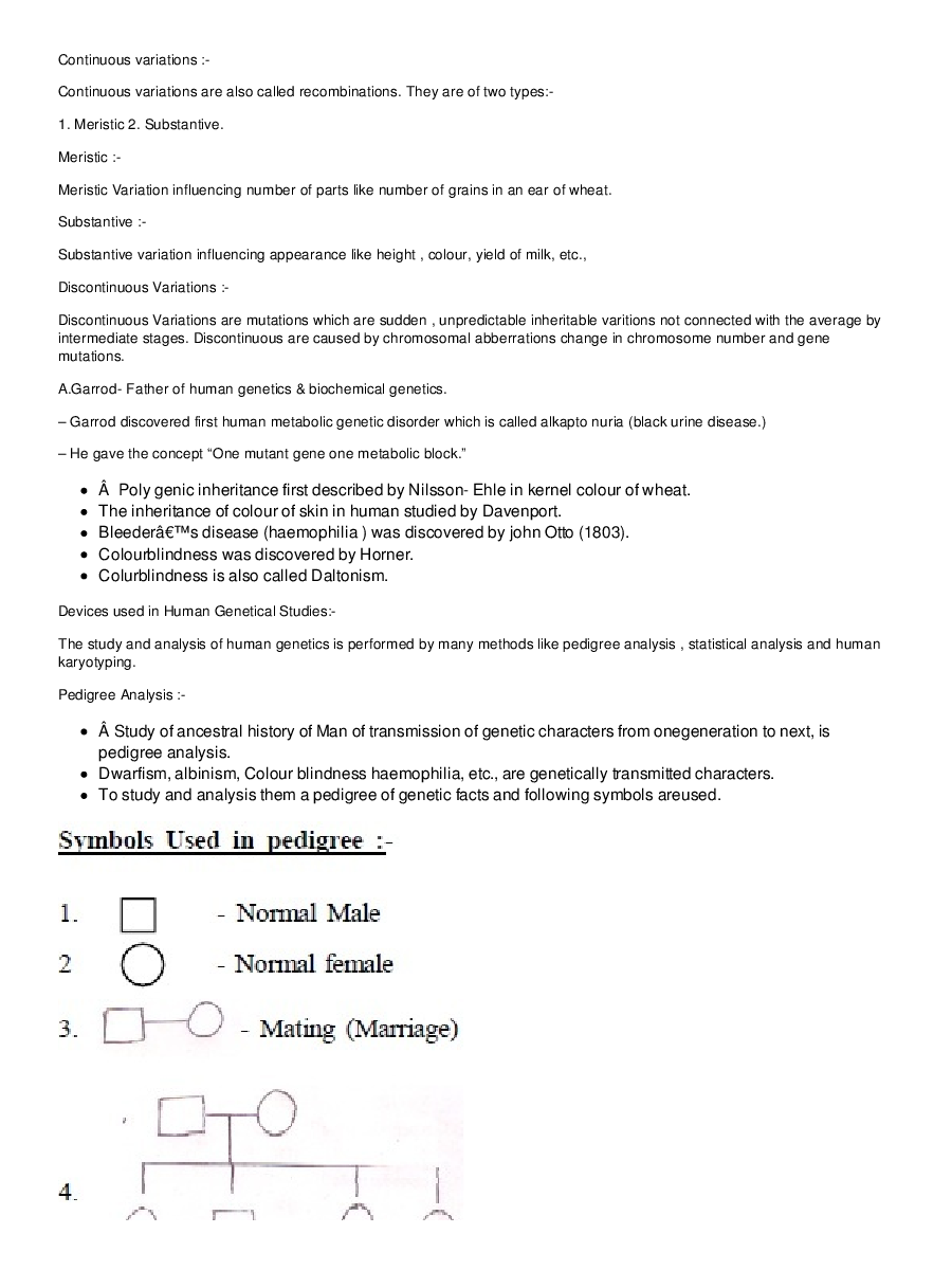 Heredity And Variation - Page 4