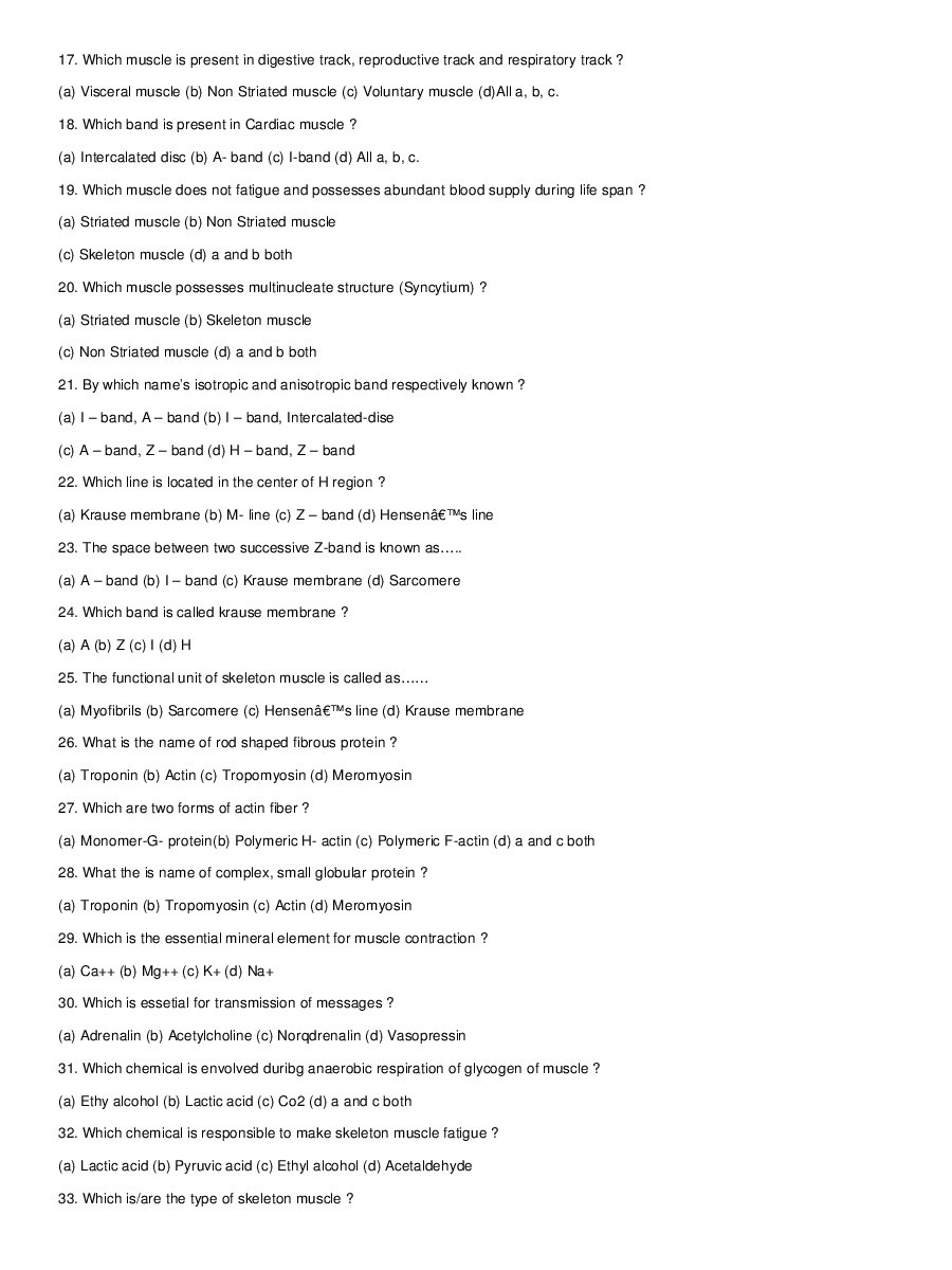 Locomotion And Movement - Page 4