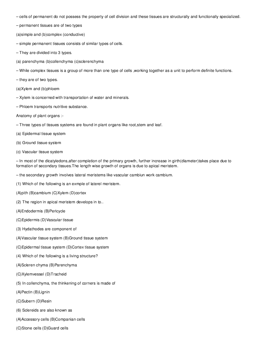 Plant Anatomy - Page 3