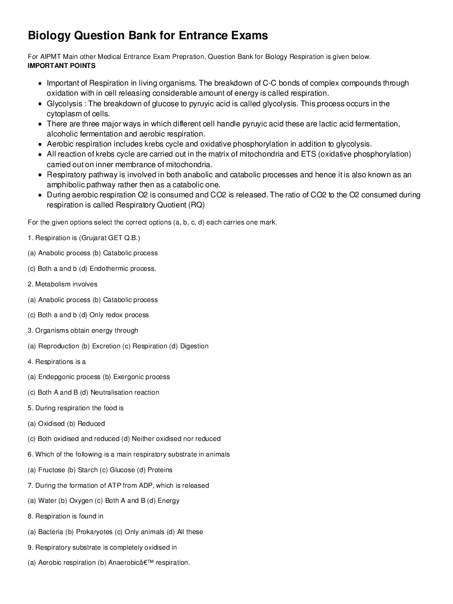 Respiration - Page 2