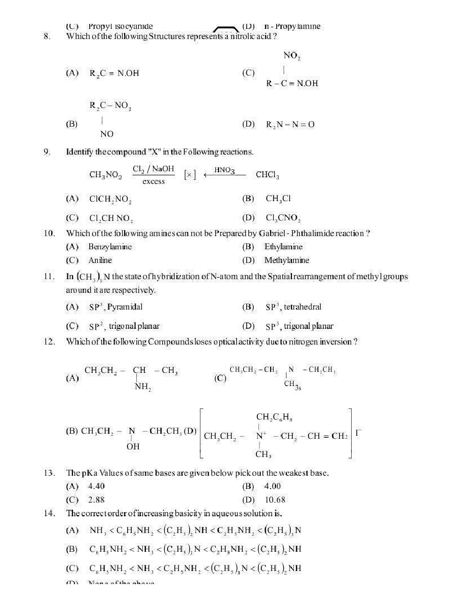 Organic Compounds Containing Nitrogen - Page 3