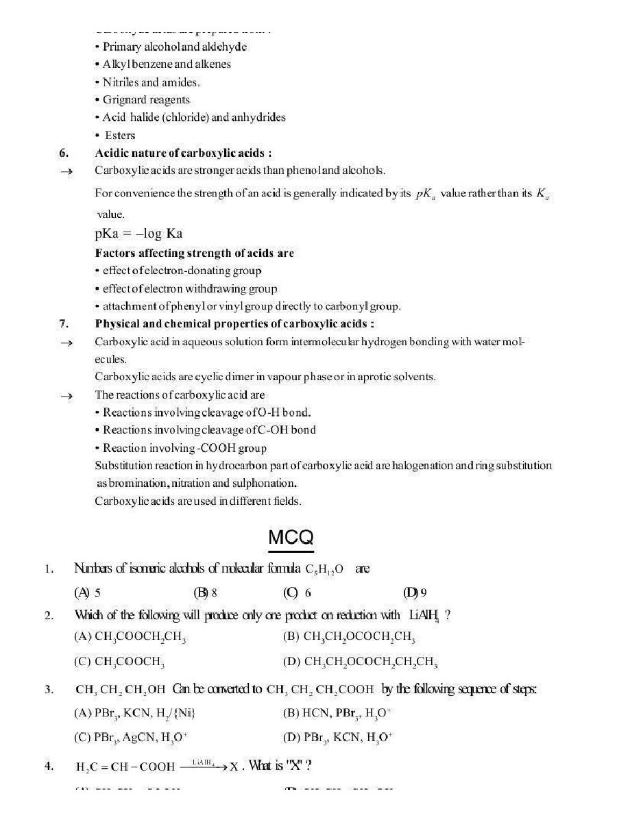 Organic Compounds Containing Oxygen - Page 5