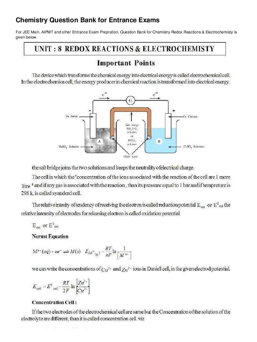 Redox Reactions And Atomic Structure - Page 2