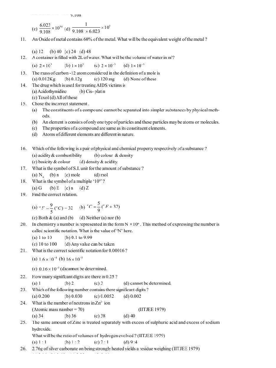 Some Basic Concepts Of Chemistry - Page 5