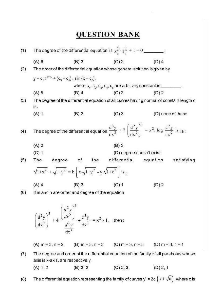 Differential Equation - Page 5