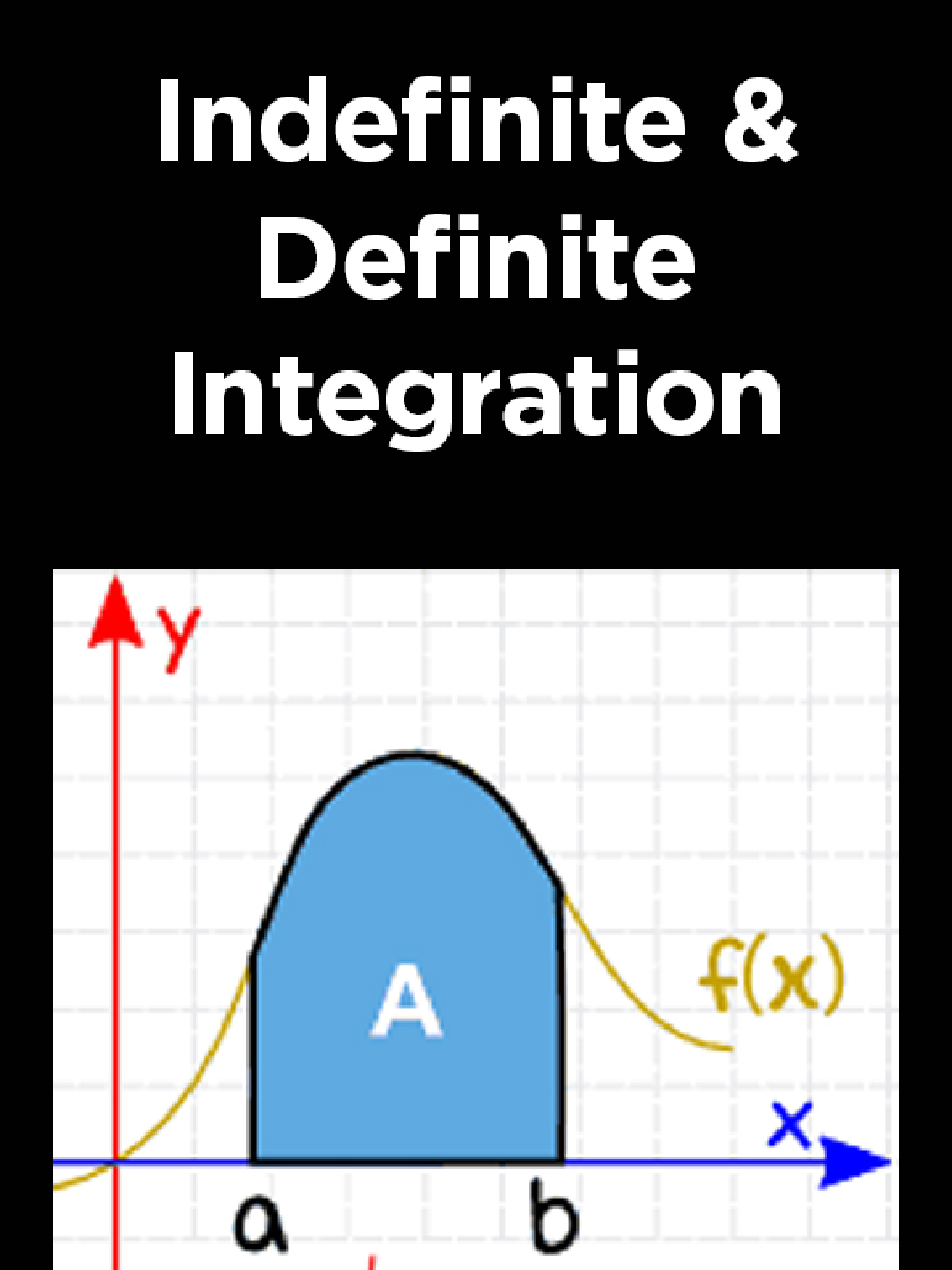Indefinite and Definite Integration - Page 1