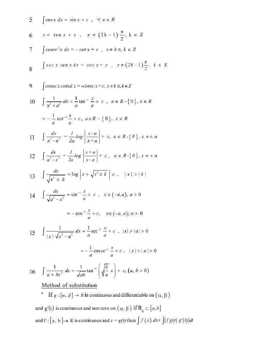 Indefinite and Definite Integration - Page 3