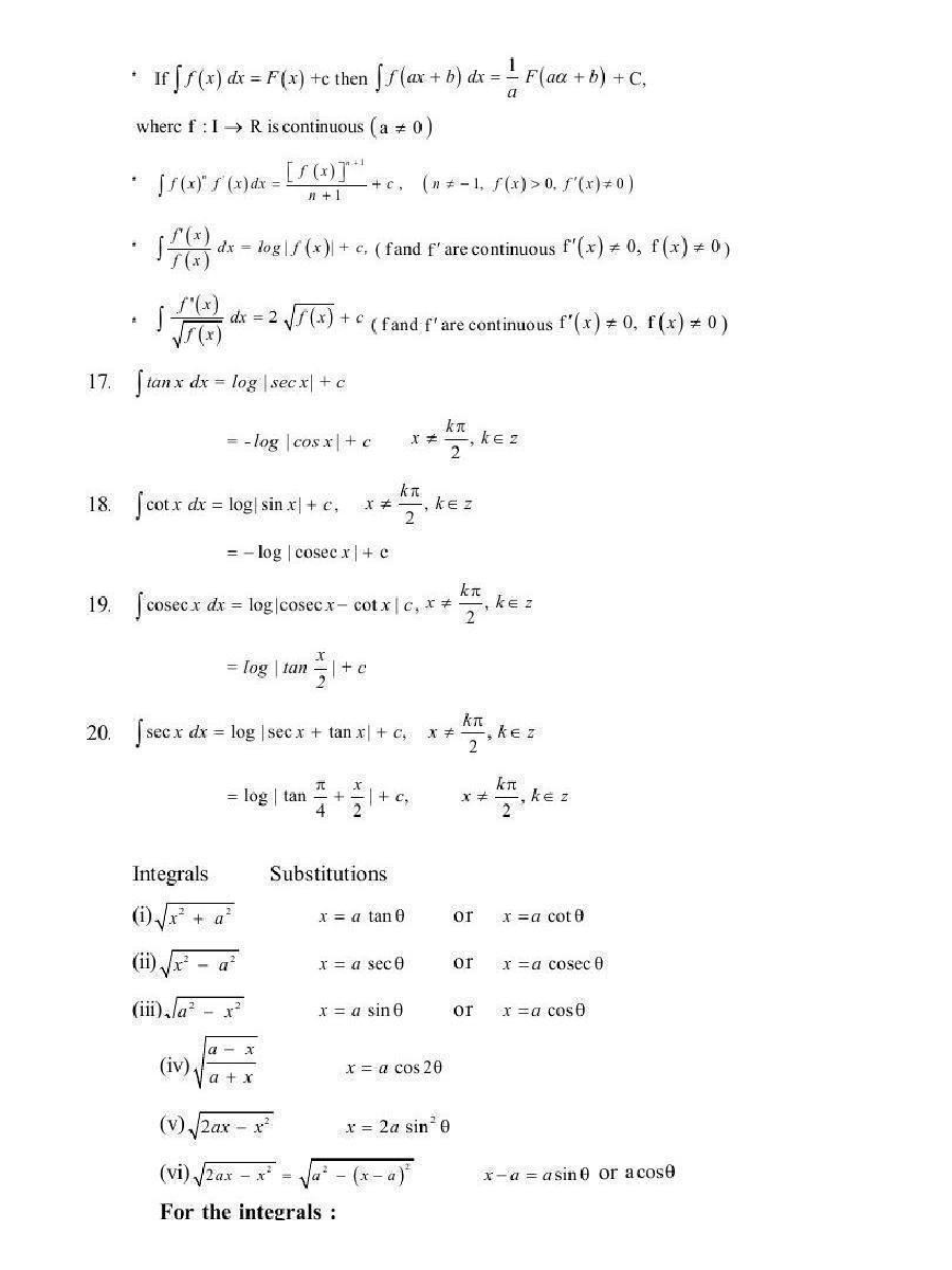 Indefinite and Definite Integration - Page 4