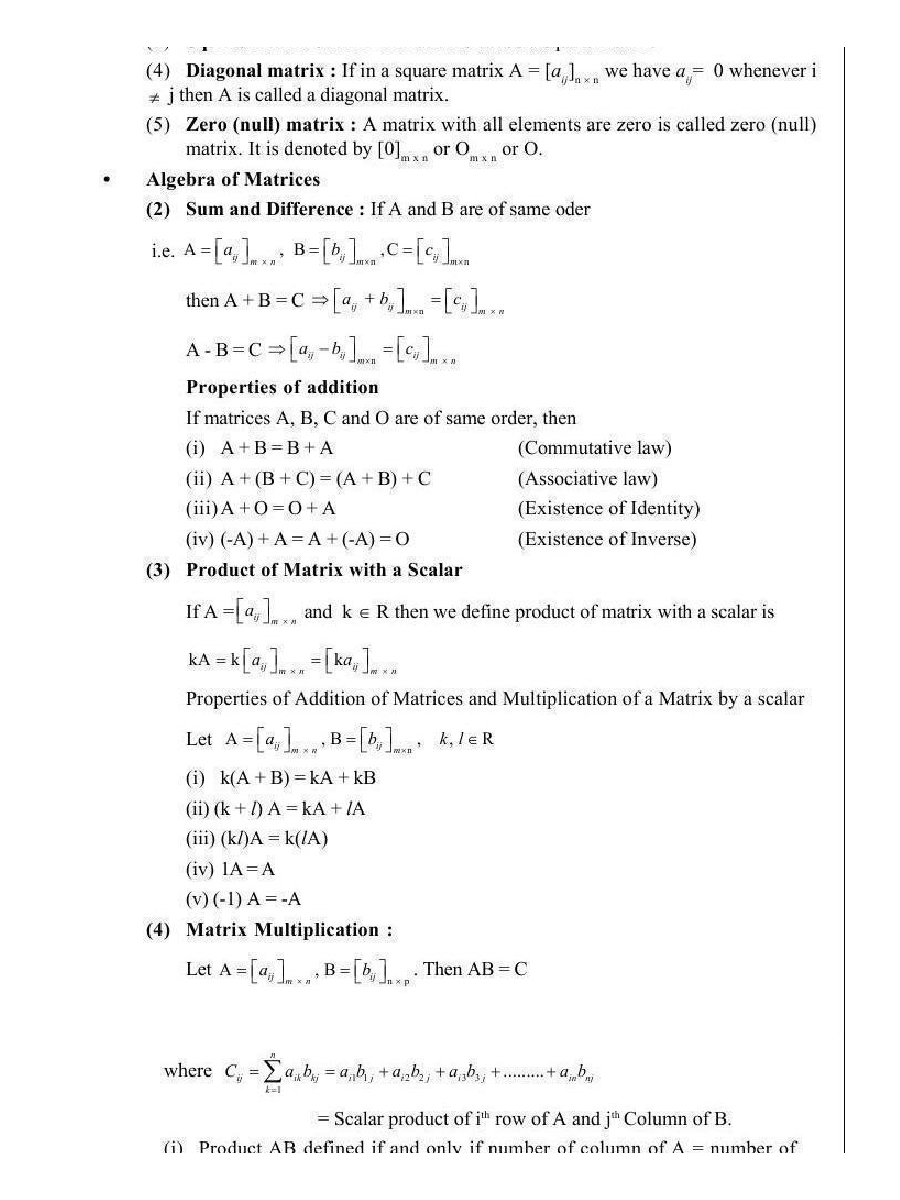 Matrices And Determinants - Page 3