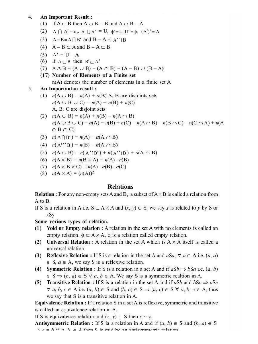 Sets, Relation and Functions - Page 4