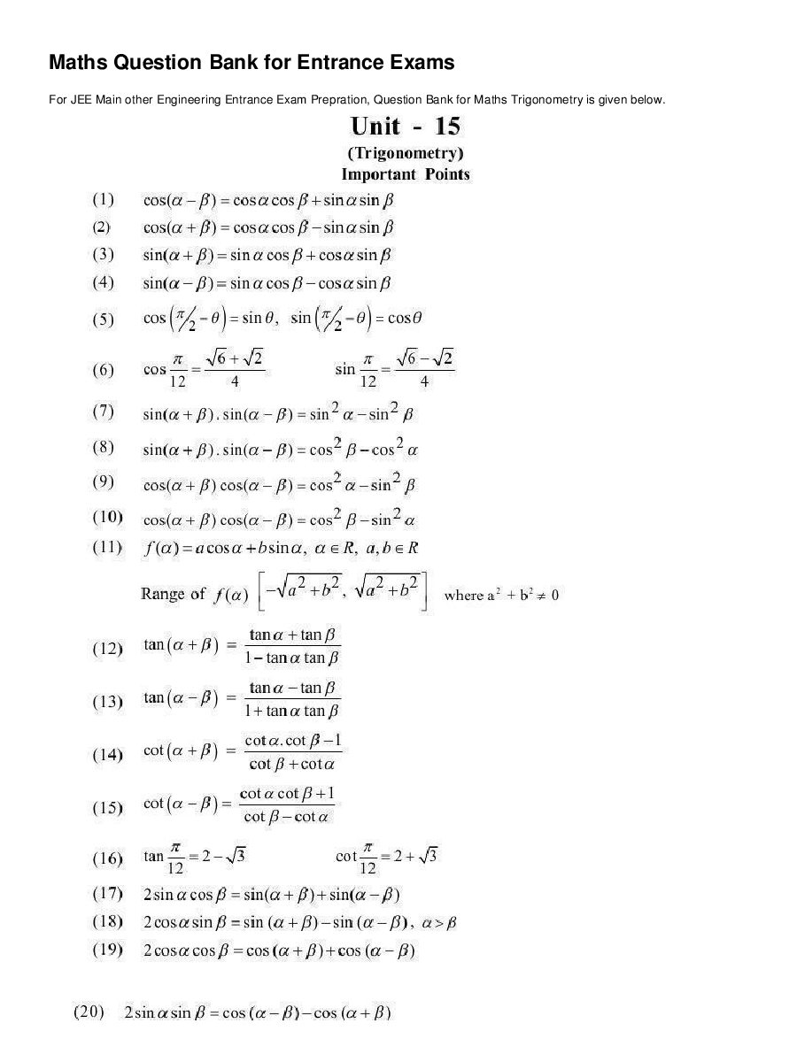 Trigonometry - Page 2