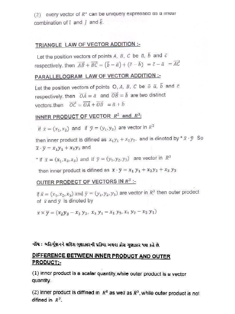 Vector Algebra - Page 4