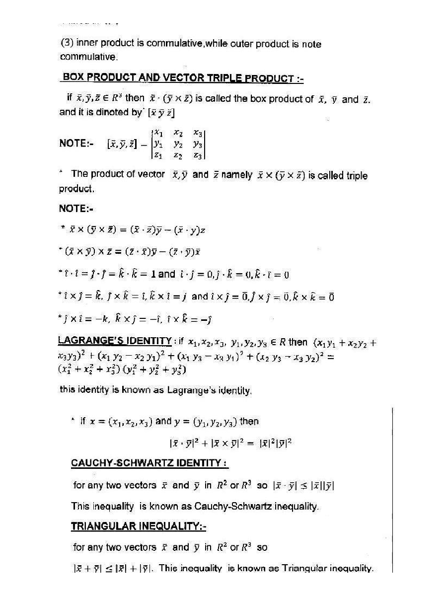 Vector Algebra - Page 5