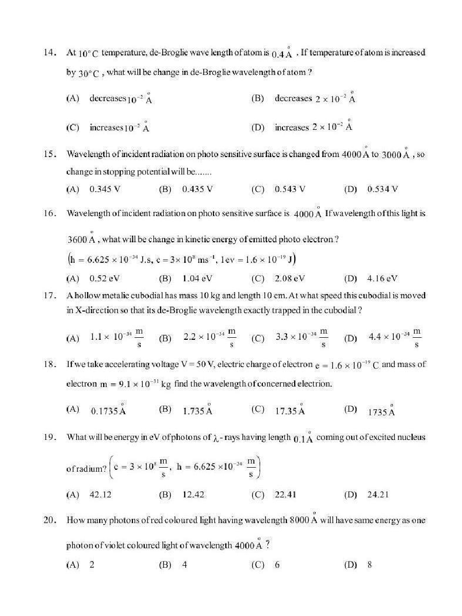 Dual Nature of Matter and Radiation - Page 5