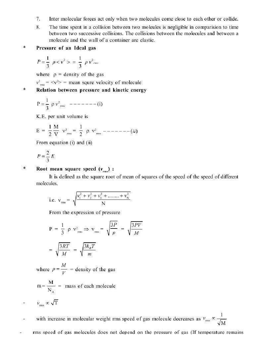 Kinetic Theory of Gases - Page 5