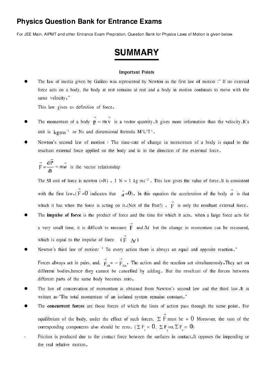 Laws of Motion - Page 2