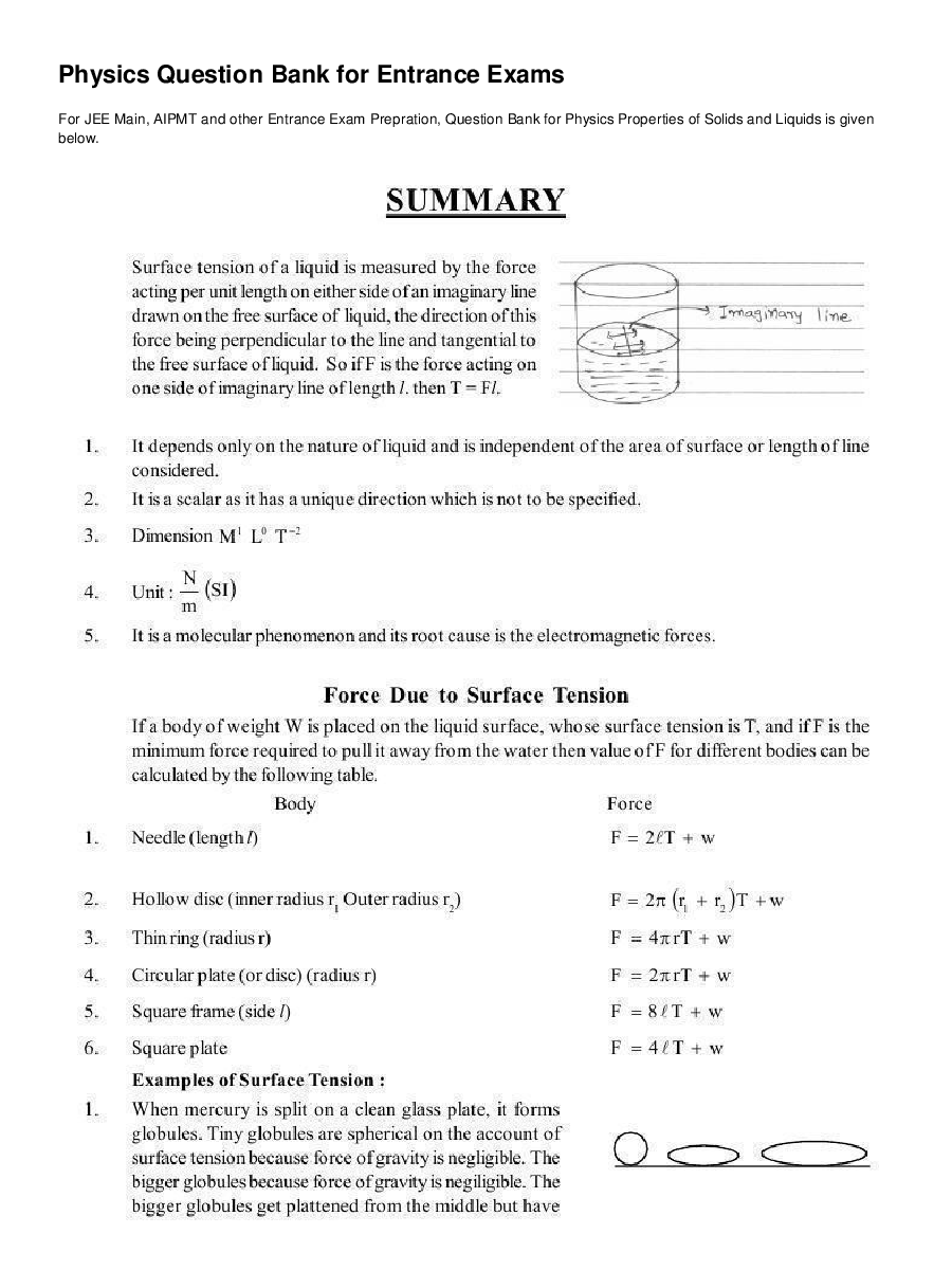Properties of Solids and Liquids - Page 2