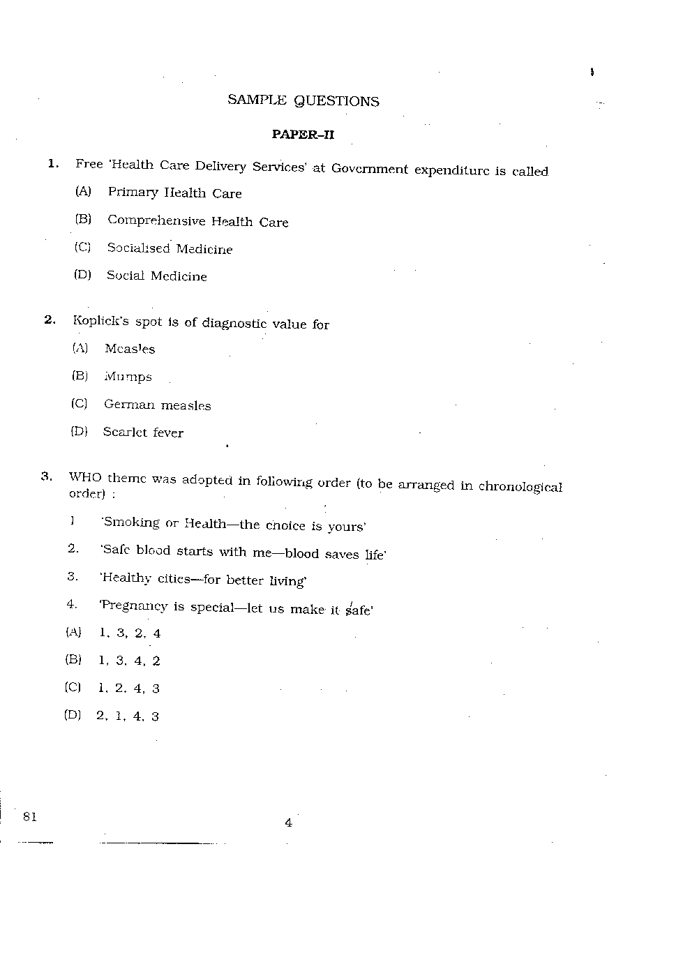 CBSE UGC NET Syllabus Social Medicine & Community Health 2016  - Page 5