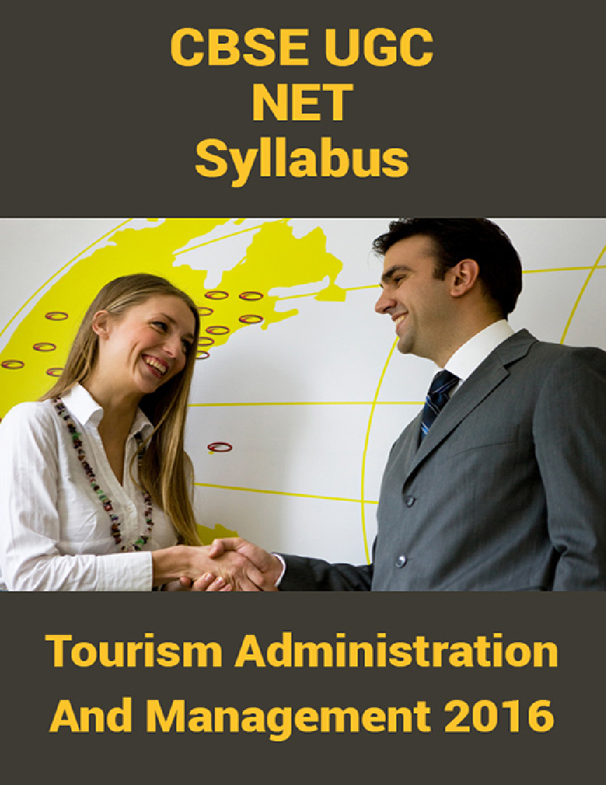 CBSE UGC NET Syllabus Tourism Administration And Management 2016 - Page 1
