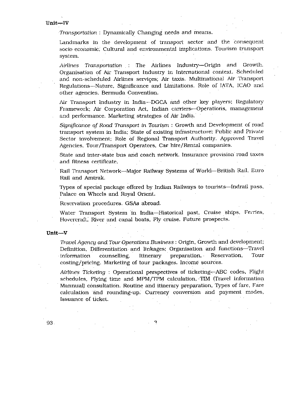 CBSE UGC NET Syllabus Tourism Administration And Management 2016 - Page 4