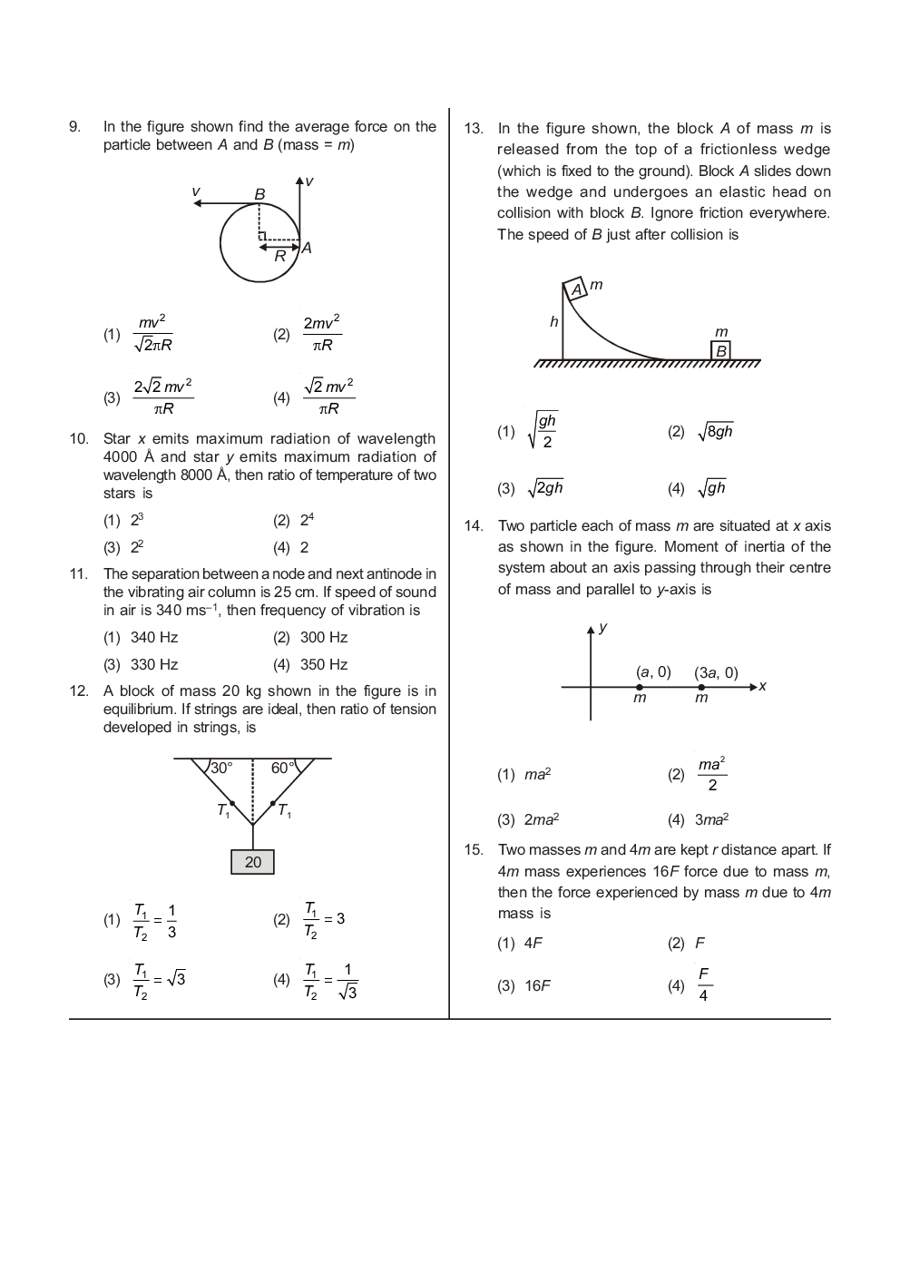 AIPMT NEET Solved  Sample Question Paper 4 - Page 3