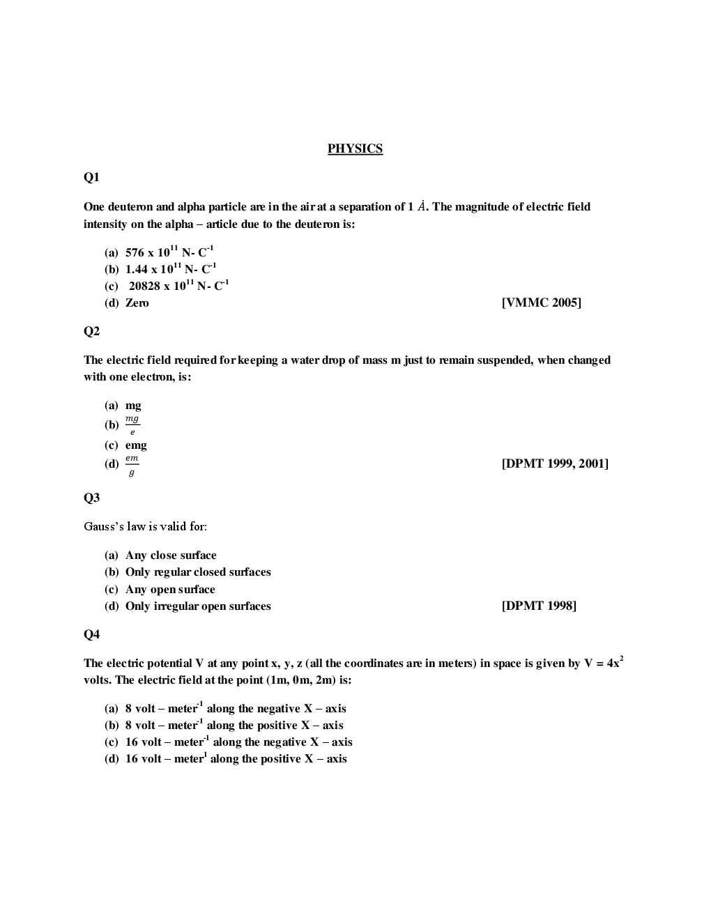 AIPMT NEET Solved  Sample Question Paper 16 - Page 2
